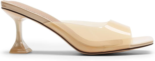 Gift Box Clear Mule Heels