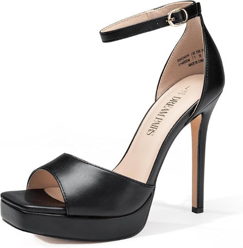 Gift Box Stiletto Platform Ankle Strap