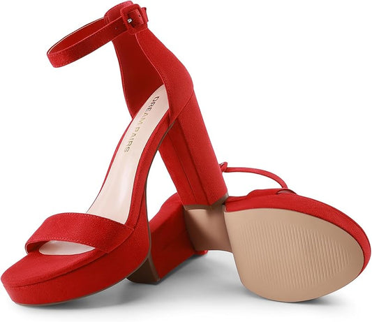 Gift Box Red Open Toe Sandals