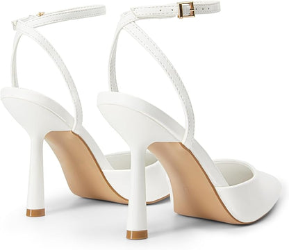 Gift Box White Heels Stiletto