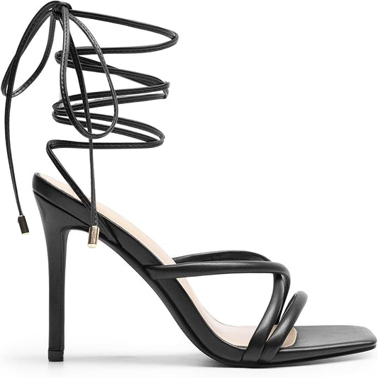Gift Box Strappy High Stiletto Lace Up