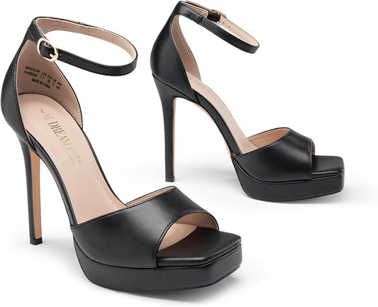 Gift Box Stiletto Platform Ankle Strap