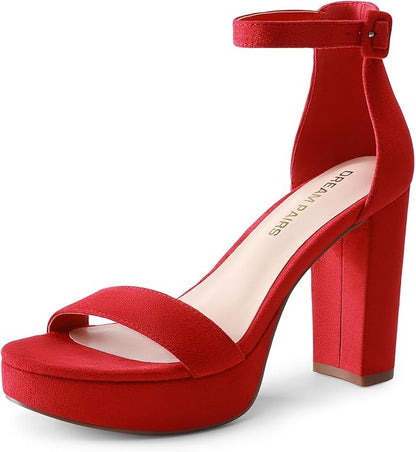 Gift Box Red Open Toe Sandals